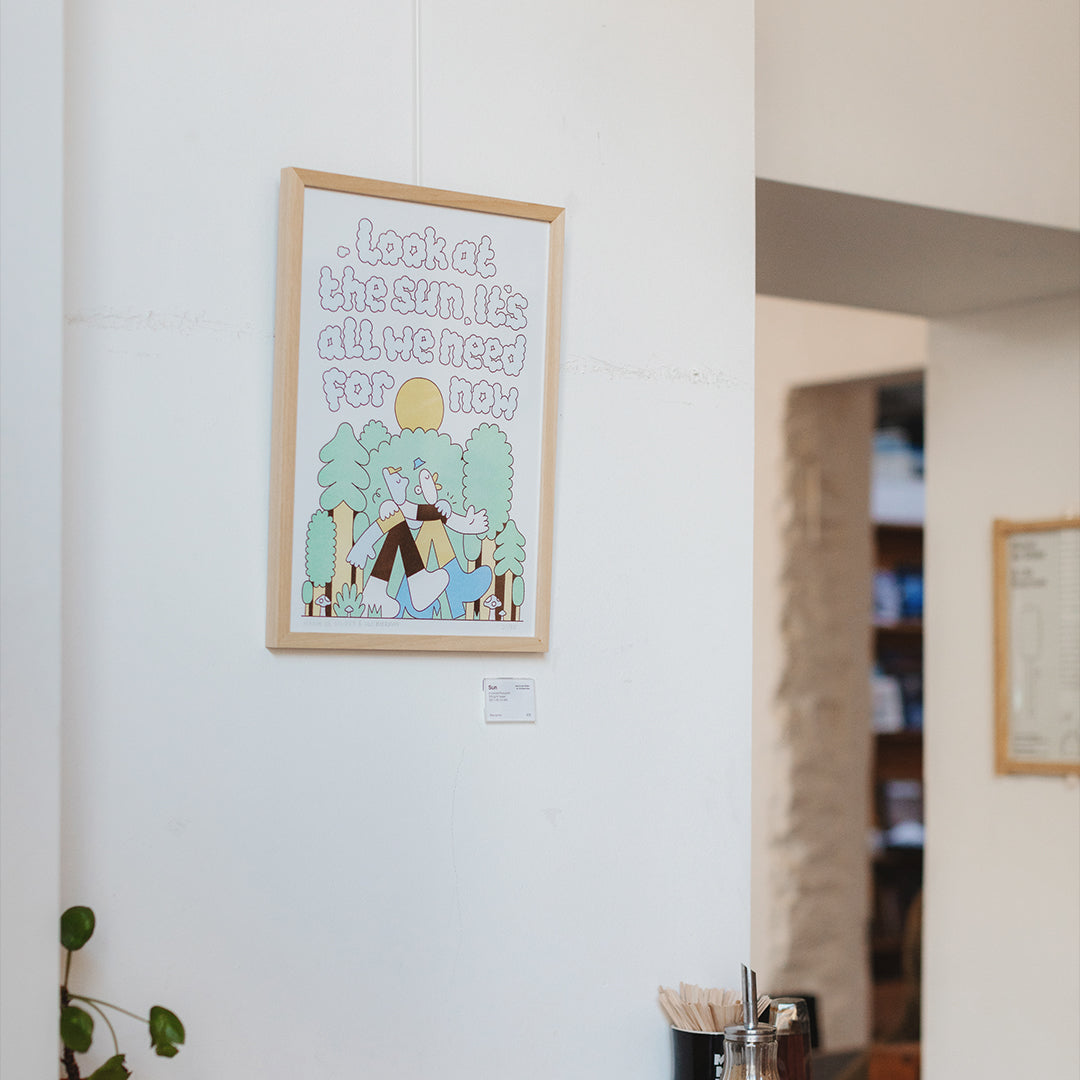 Sun - Riso print