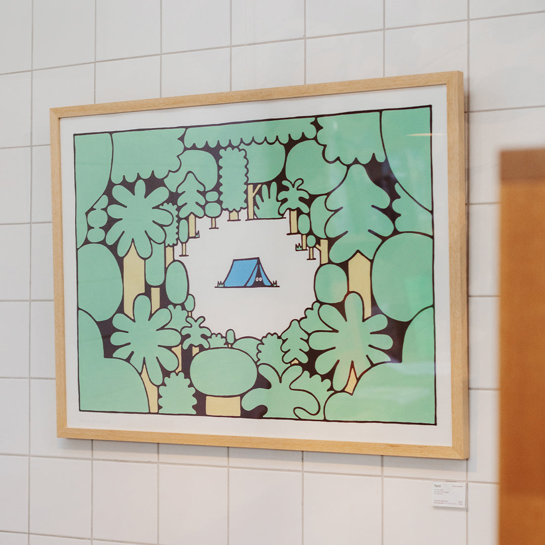 Tent - Original painting