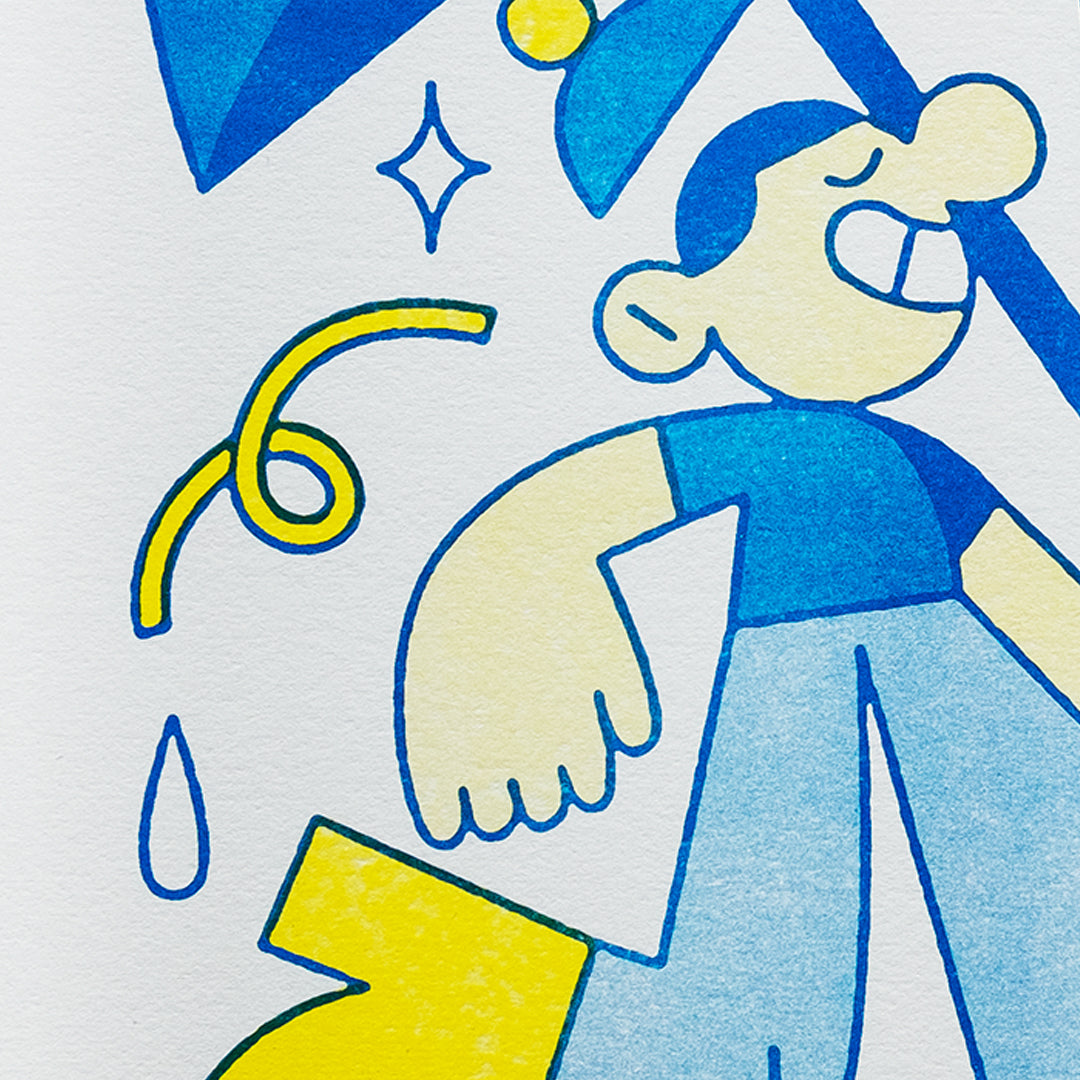 No Complainin - Riso print