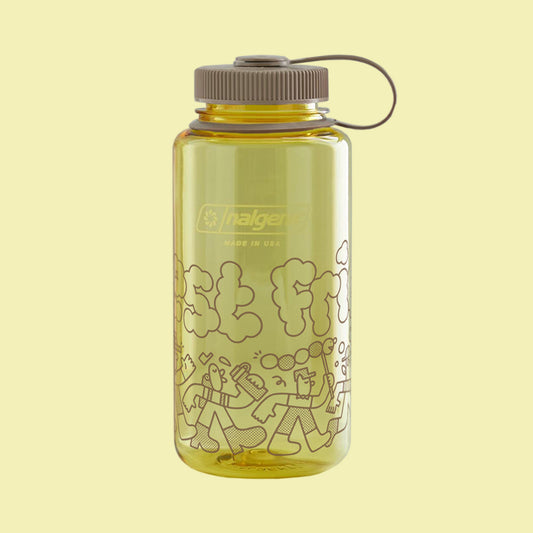 Forest Friends water bottle (yellow)