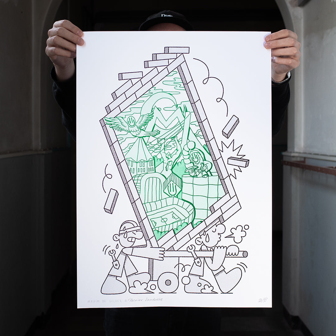 Rotterdam - Riso print