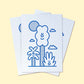 Nature - cards, 3 pcs.