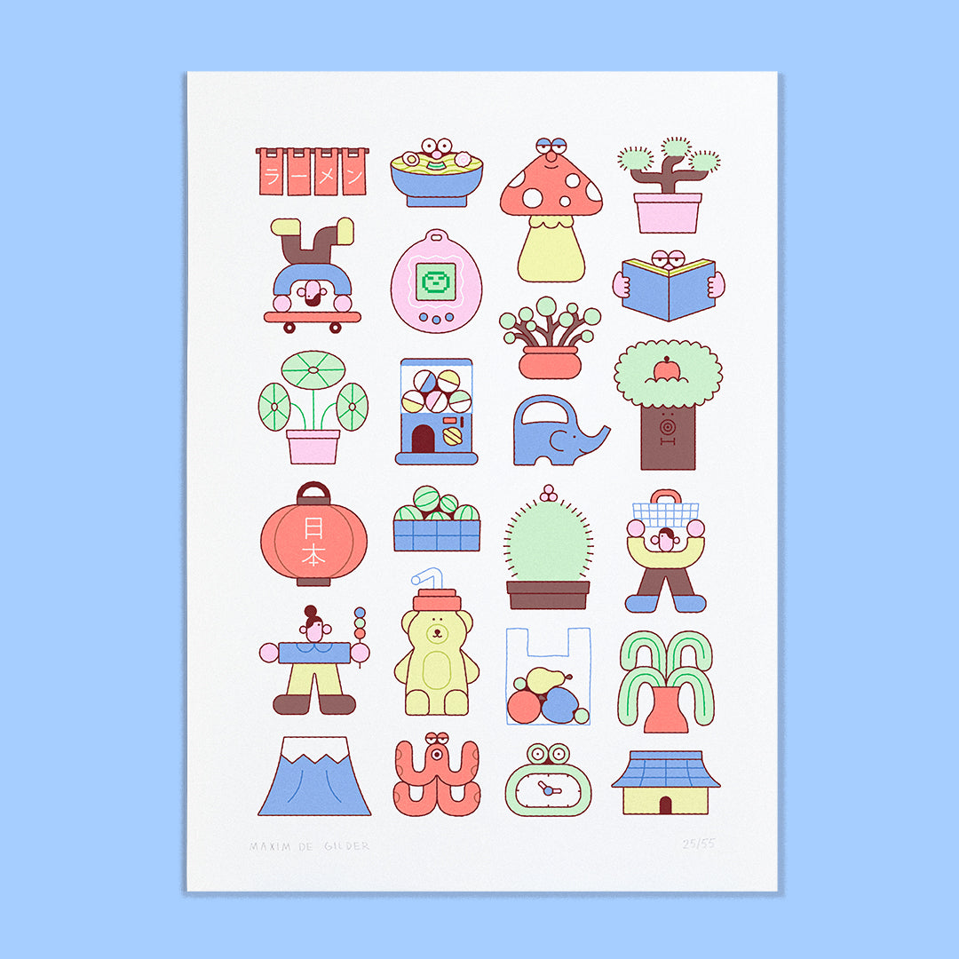 Nihon objects - print