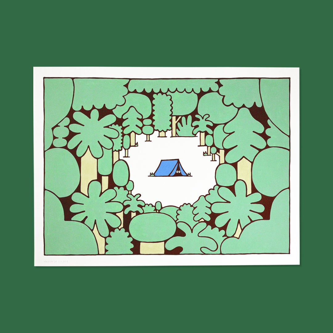Tent - Riso print