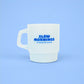 Slow Mornings - blue mug
