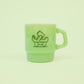 Slow Mornings - green mug