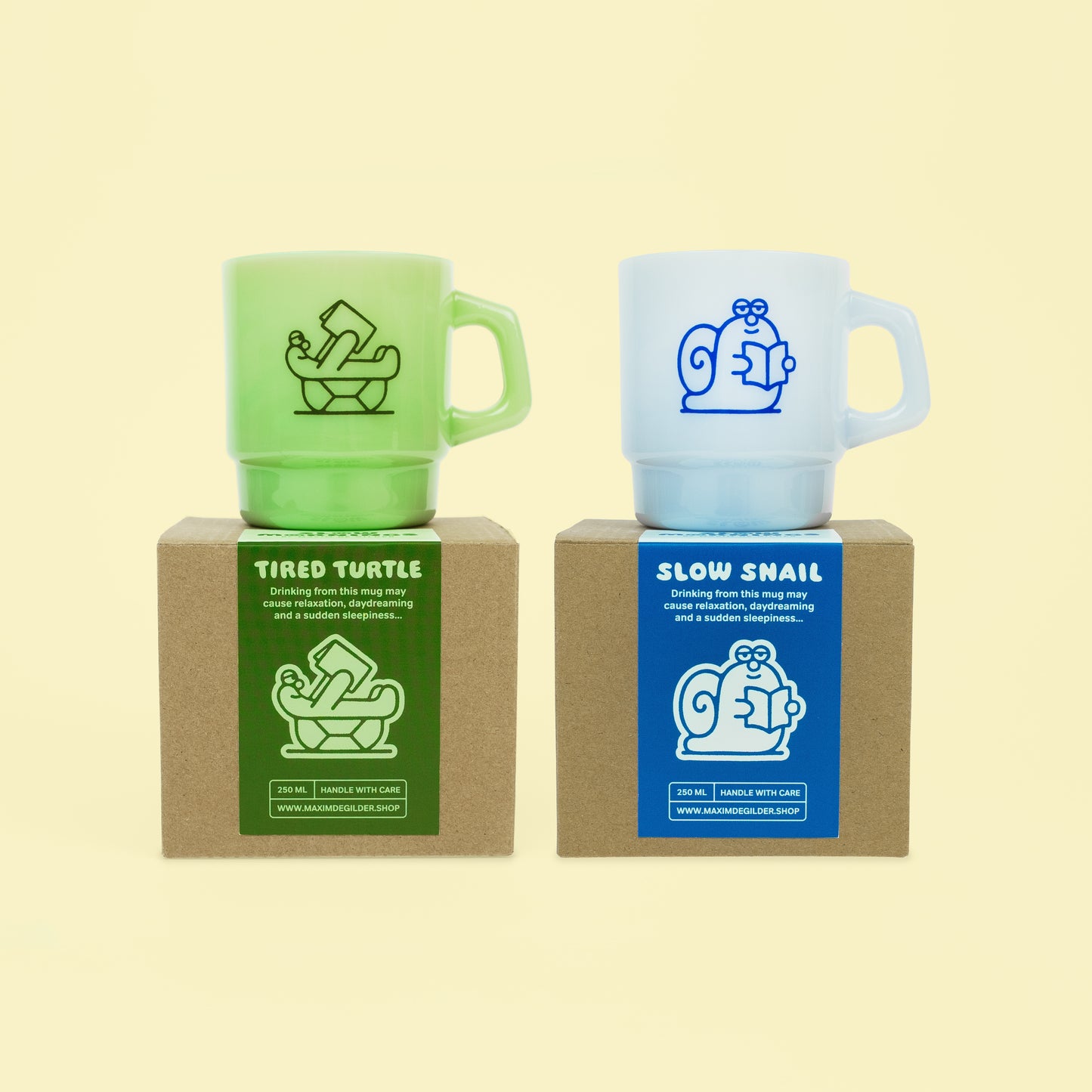 Slow Mornings - mug set