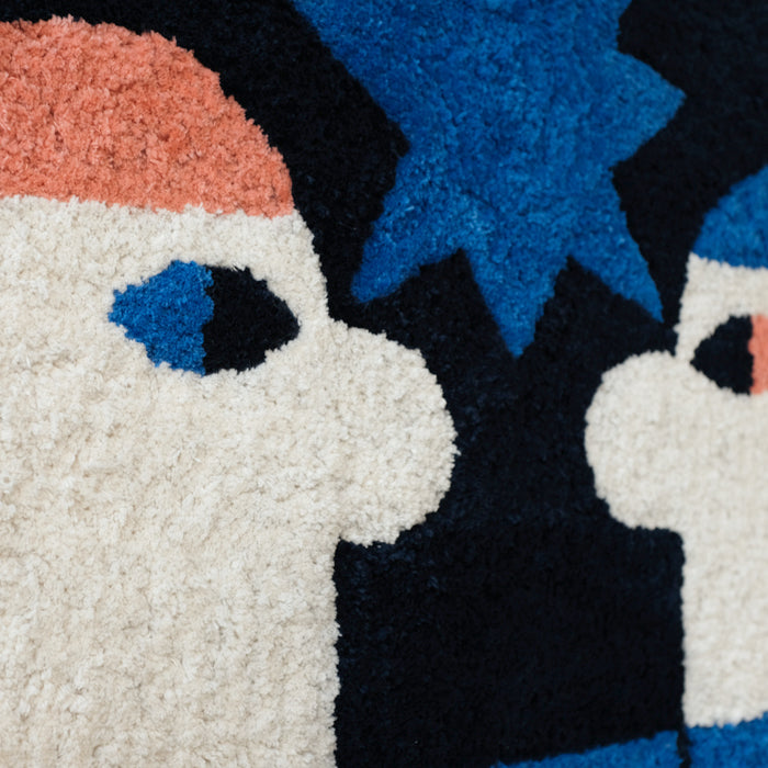 Faces - wall rug